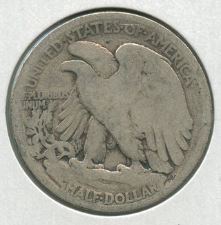 1916-S Silver Walking Liberty Half Dollar 50c San Francisco Mint  - SR202
