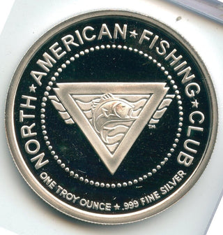 National Fishing Grand Slam Brook Trout Proof 1 Oz 999 Silver Round - SR152