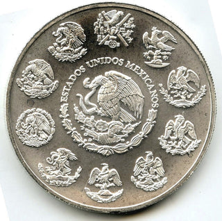 2004 Mexico Libertad 2 oz Onzas 999 Silver Plata Pura Mexican Bullion Coin H528