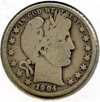 1904-S Barber Silver Half Dollar - San Francisco Mint - BT526
