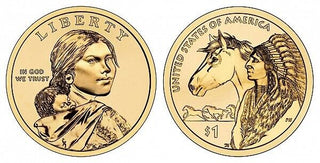 2012-P Trade Routes Sacagawea Native Dollar $1 Coin Philadelphia mint NAP12