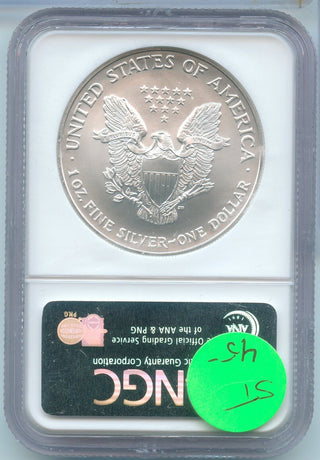 2006 American Silver Eagle 1 oz Silver Dollar NGC MS69 First Strike - SR192