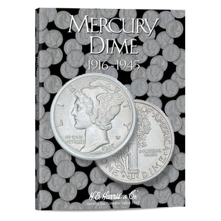 Mercury Dime 1916 to 1945 Set Coin Folder - Harris Album 2683