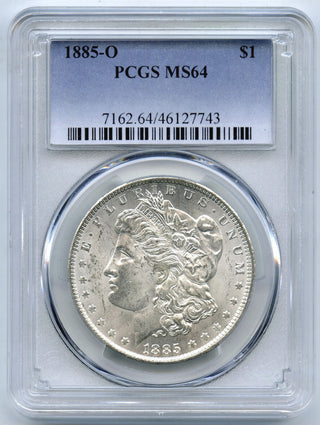 1885-O Morgan Silver Dollar PCGS MS64 Certified - New Orleans Mint - C24
