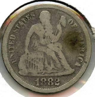 1882 Seated Liberty Silver Dime - Philadelphia Mint - B887
