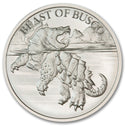 2022 Beast of Busco 999 Silver 1 oz Art Medal Round Cryptozoology Ounce - CA208