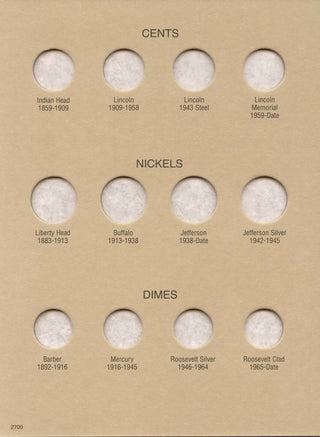 Coins of the Twentieth 20th Century Set Folder - Harris Album 2700 collection