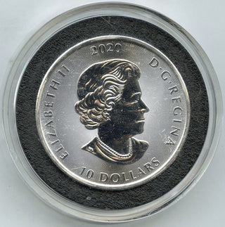2020 Canada Kraken $10 Coin 9999 Fine Silver 2 oz Bullion Elizabeth II - H417