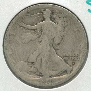 1916-S Silver Walking Liberty Half Dollar 50c San Francisco Mint  - SR202