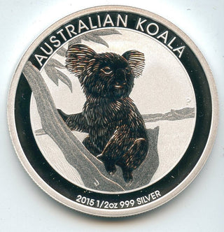 2015 Australian Koala 1/2 oz 999 Silver $1 Coin Elizabeth II - SR147