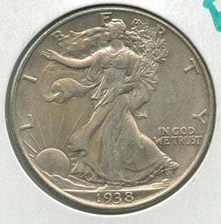 1938-P Silver Walking Liberty Half Dollar 50c Philadelphia Mint  - SR224