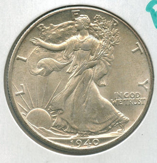 1940-P Silver Walking Liberty Half Dollar 50c Philadelphia Mint  - SR230