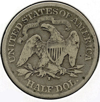 1877-S Seated Liberty Silver Half Dollar - San Francisco Mint - C404