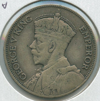 1934 New Zealand Silver One Florin Coin - King George V - SR110
