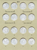 Presidential Dollars 2007 - 2011 Coin Folder President Set - Harris Album 2277