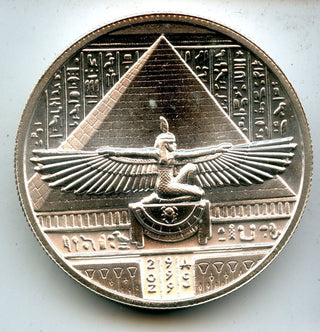 Cleopatra Egyptian God Series 2oz 999 Fine Silver Round -KR839