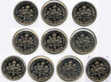 1990 - 1999-S Roosevelt Proof Dimes - Run of (10) Coins Lot Set - H491