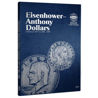Eisenhower + Susan Anthony Dollar 1971 - 1999 Set Coin Folder Whitman 9023 Album