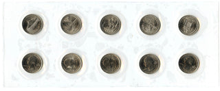 2010 American the Beautiful Park Quarters Circulating Coin Set P & D Mint DM905