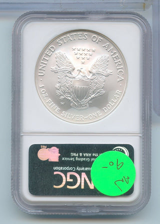 2006-W American Silver Eagle 1 oz Silver Dollar ER NGC MS70 West Point Mint-SR48