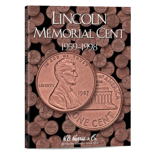 Lincoln Memorial Cent 1959 - 1998 Set Coin Folder - Harris Album 2675 Penny