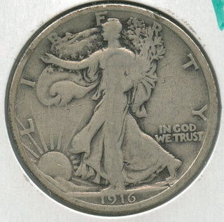 1916-P Silver Walking Liberty Half Dollar 50c Philadelphia Mint  - SR200