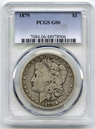 1879 Morgan Silver Dollar PCGS G06 Certified - Philadelphia Mint - H596