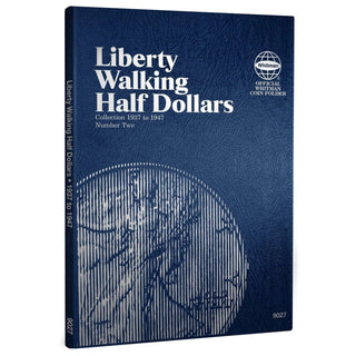 Walking Liberty Half Dollar 1937 to 1947 Whitman Coin Folder Set 9027 Album NEW