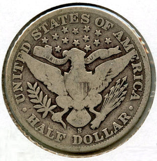 1904-S Barber Silver Half Dollar - San Francisco Mint - BT526