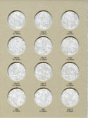 Franklin Half Dollar 1948 - 1963 Set Coin Folder - Harris Album 2695 Collection