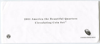 2011 American the Beautiful UNC Quarters Circulating Coin Set P & D Mint - DM904