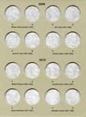Presidential Dollars 2007 - 2011 Coin Folder President Set - Harris Album 2277