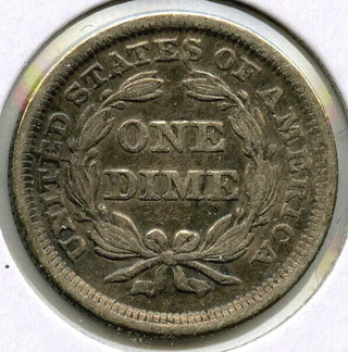 1853 Seated Liberty Silver Dime - Arrows - Philadelphia Mint - H639