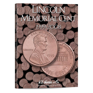 Lincoln Memorial Cent 1999 - 2008 Penny Set Coin Folder - Harris 2705 Pennies