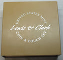 2004 Lewis & Clark Proof Silver Dollar Coin Pouch Set - Great Sioux Nation B653