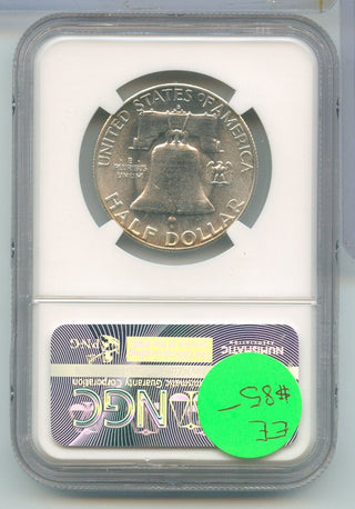 1949-S  Franklin Silver Half Dollar 50c NGC MS 64 San Francisco Mint - SR117