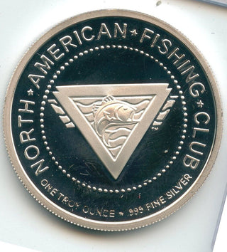 National Fishing Grand Slam Channel Catfish Proof 1 Oz 999 Silver Round - SR154