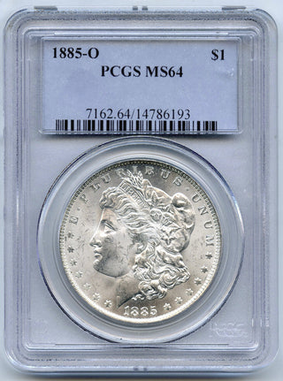 1885-O Morgan Silver Dollar PCGS MS64 Certified - New Orleans Mint - C26
