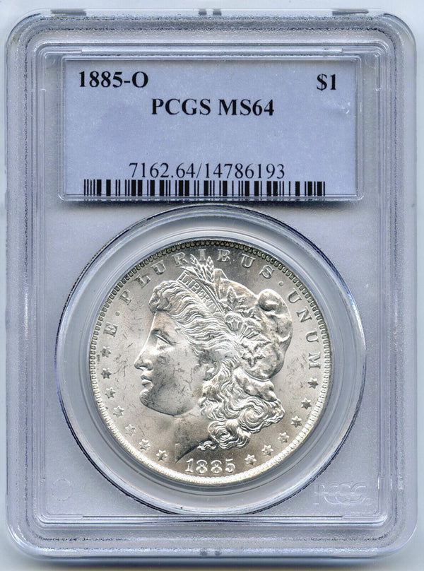 1885-O Morgan Silver Dollar PCGS MS64 Certified - New Orleans Mint - C26