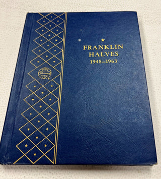 Franklin Halves 1948-1963  Whitman Coin Folder 9425 Album - KR951