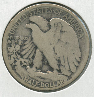 1919-S Silver Walking Liberty Half Dollar 50c San Francisco Mint  - SR213