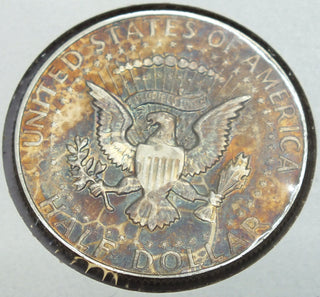 1968-D Kennedy Silver Half Dollar - Toning Toned - Denver Mint - C618