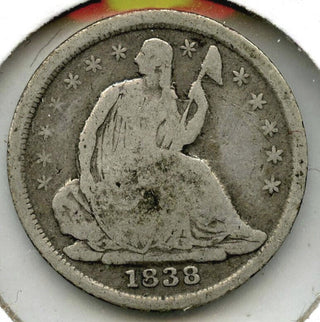 1838 Seated Liberty Silver Half Dime - Philadelphia Mint - B879
