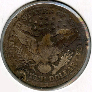 1913 Barber Silver Quarter - Bent Coin - Philadelphia Mint - BQ192