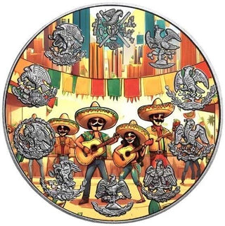 2023 Mexico Libertad 1 Oz 999 Silver Coin Cinco de Mayo Edition Limited - JP707