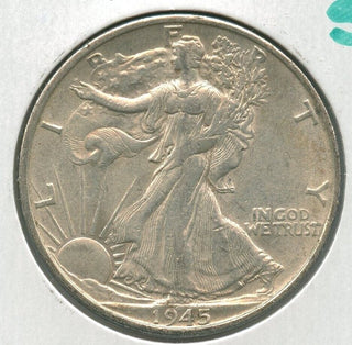 1945-S Silver Walking Liberty Half Dollar 50c San Francisco Mint  - SR236