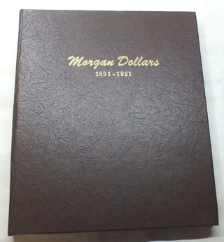 Morgan Dollars 1891 - 1921 Dansco Album 7179 Set Folder - H604