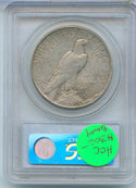 1921-P Peace Silver Dollar PCGS AU50 Philadelphia Mint - SR170