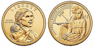 2014-D Hospitality Sacagawea Native Dollar $1 Coin Denver mint NAD14