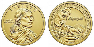 2017-P Sequoyah Sacagawea Native Dollar $1 Coin Philadelphia Mint  NAP17
